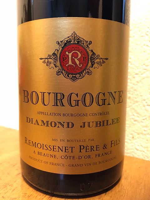 Remoissenet Père et Fils Bourgogne Diamond Jubilee Rouge(ルモワスネ・ペール・エ・フィス ブルゴーニュ ディアマン・ジュビリー ルージュ)