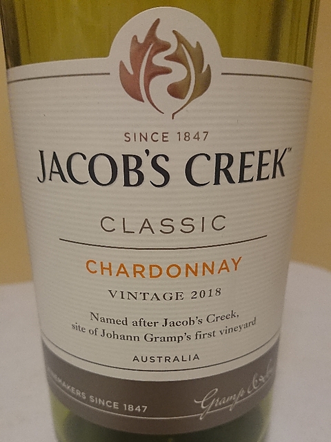 Jacob's Creek Classic Chardonnay(ジェイコブス・クリーク クラシック シャルドネ)
