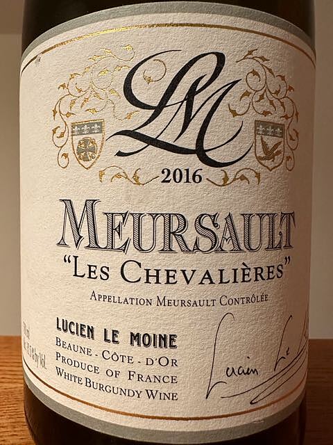 Lucien Le Moine Meursault Les Chevalières