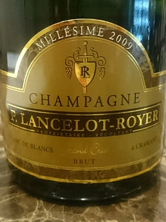 P. Lancelot Royer Blanc de Blancs Brut Millésime(P. ランスロ・ロワイエ ブラン・ド・ブラン ブリュット ミレジメ)