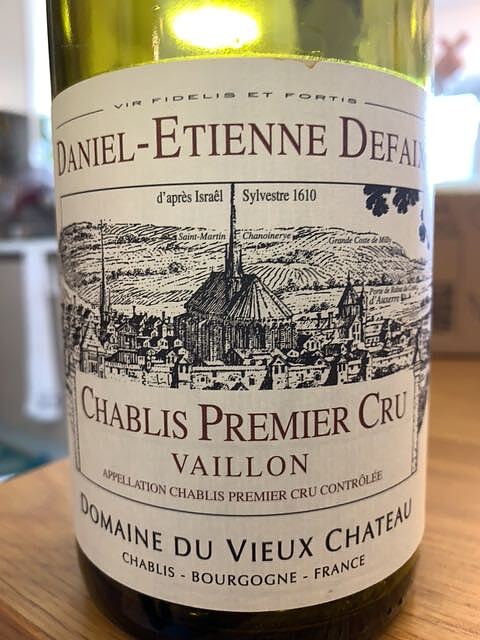 Dom. Daniel Etienne Defaix Chablis 1er Cru Vaillon(ドメーヌ・ダニエル・エティエンヌ・ドゥフェ シャブリ プルミエ・クリュ ヴァイヨン)