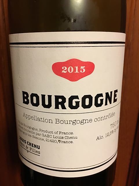 Louis Chenu Bourgogne Rouge