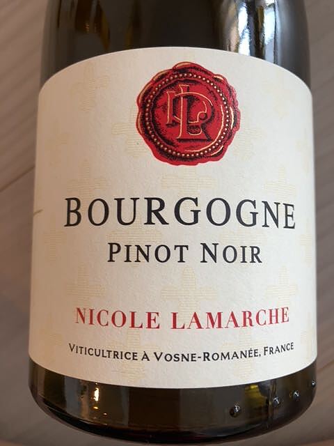 Nicole Lamarche Bourgogne Pinot Noir(ニコル・ラマルシュ ブルゴーニュ ピノ・ノワール)