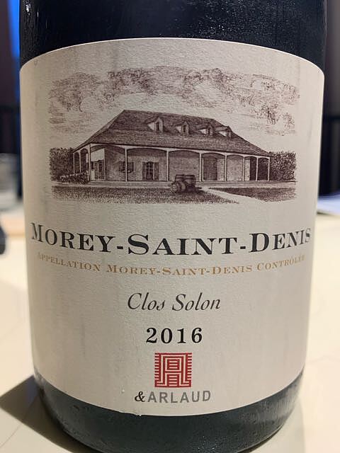 & Arlaud Morey Saint Denis Clos Solon