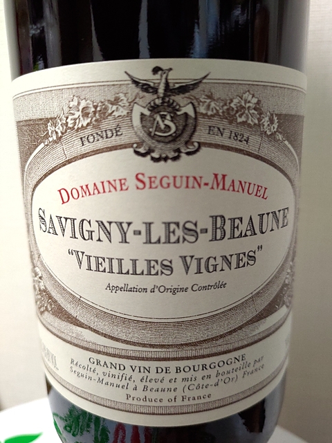 Dom. Seguin Manuel Savigny Les Beaune Vieilles Vignes(ドメーヌ・セガン・マニュエル サヴィニー・レ・ボーヌ ヴィエイユ・ヴィーニュ)