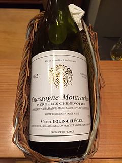Michel Colin Deléger et Fils Chassagne Montrachet 1er Cru Les Chenevottes