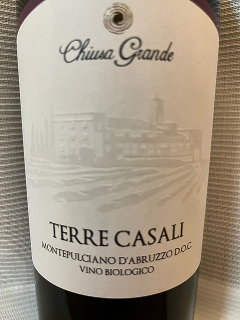 Chiusa Grande Terre Casali Montepulciano d'Abruzzo(キューザ・グランデ テッレ・カサーリ モンテプルチャーノ・ダブルッツォ)