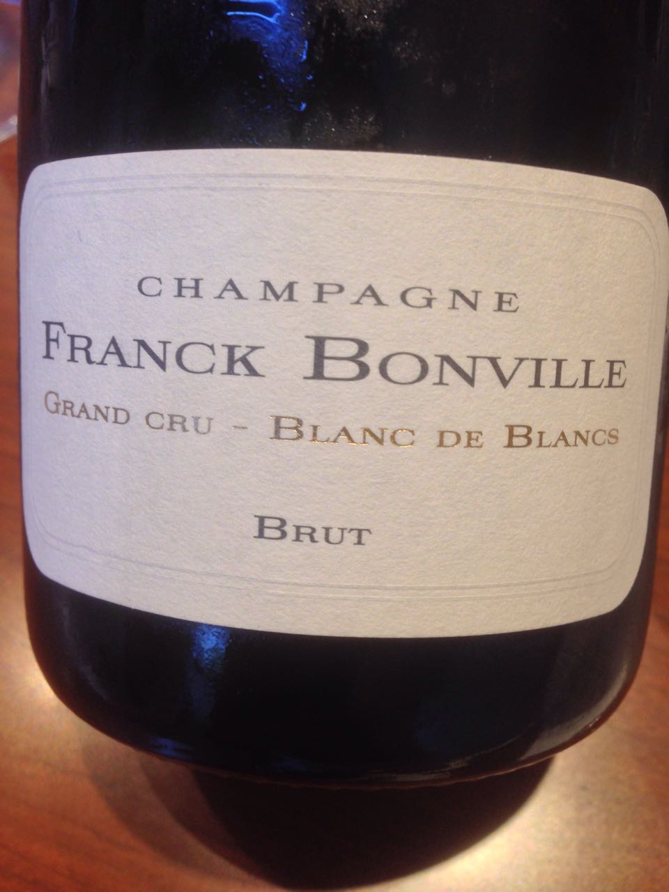 Franck Bonville Blanc de Blancs Champagne Grand Cru N.V.