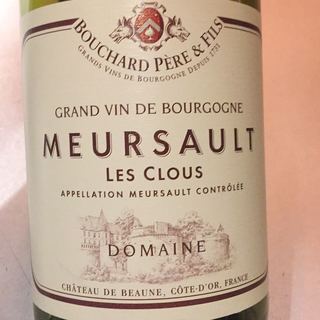 Bouchard Père & Fils Meursault Les Clous(ブシャール・ペール・エ・フィス ムルソー レ・クルー)
