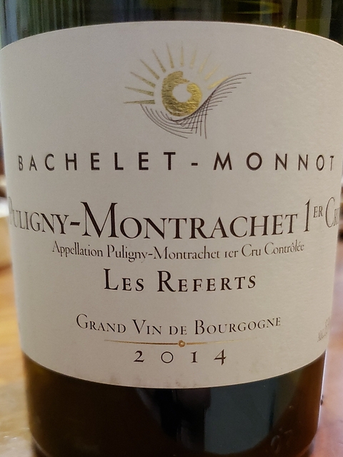 Dom. Bachelet Monnot Puligny Montrachet 1er Cru Les Referts(ドメーヌ・バシュレ・モノ ピュリニー・モンラッシェ プルミエ・クリュ レ・ルフェール)