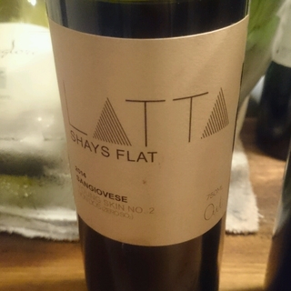 Latta Shays Flat Sangiovese Youns Skin No.2 Non Dos