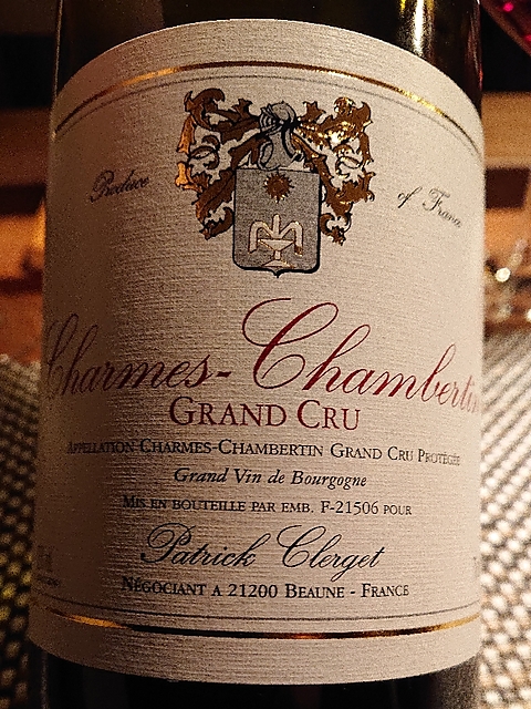 Patrick Clerget Charmes Chambertin Grand Cru