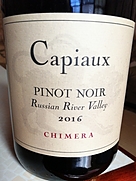 Capiaux Chimera Pinot Noir(2016)