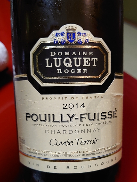 Dom. Luquet Pouilly Fuissé Cuvée Terroir(ドメーヌ・ルケ プイィ・フュイッセ キュヴェ テロワール)