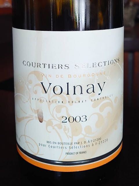 Courtiers Selections Volnay