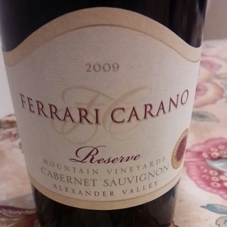 Ferrari Carano Mountain Vineyards Cabernet Sauvignon Reserve(フェラーリ・カラーノ マウンテン・ヴィンヤード カベルネ・ソーヴィニヨン リザーヴ)