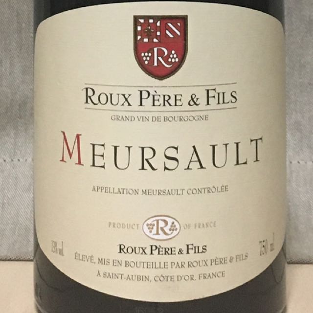 Roux Père & Fils Meursault(ルー・ペール・エ・フィス ムルソー