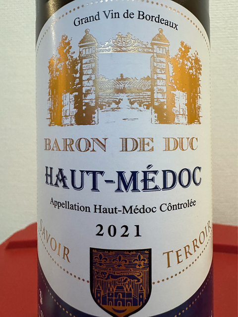 Baron de Duc Haut Médoc(バロン・ド・デュック)