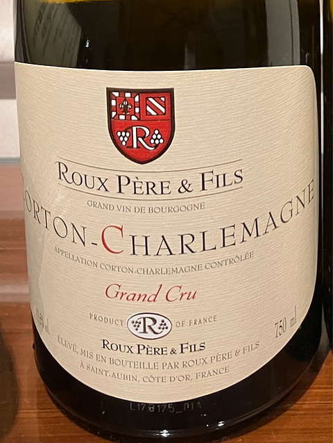 Roux Père & Fils Corton Charlemagne Grand Cru