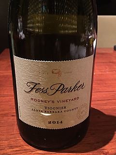 Fess Parker Rodney's Vineyard Viognier(フェス・パーカー ロドニーズ・ヴィンヤード ヴィオニエ)