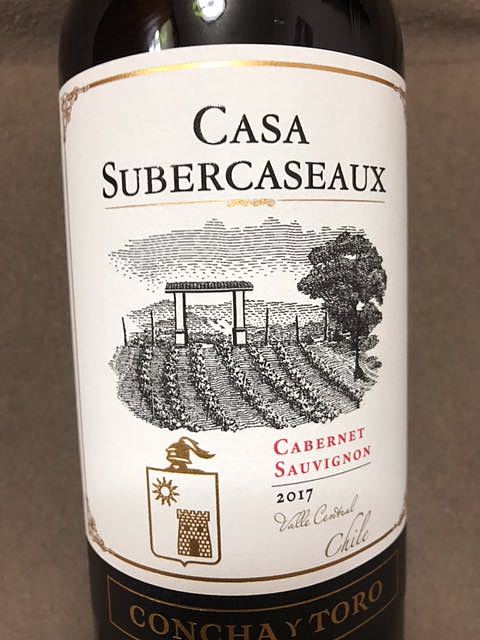 Casa Subercaseaux Cabernet Sauvignon(カーサ・スベルカソー カベルネ・ソーヴィニヨン)