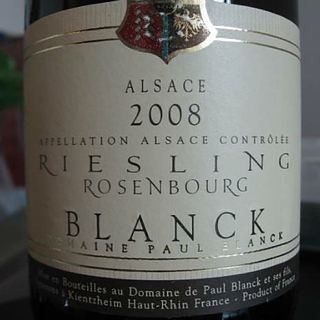 Paul Blanck Riesling Rosenbourg