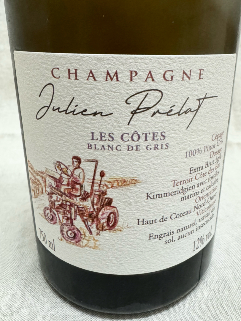 【本日限り】ジュリアン・プレラ レ・コート ブラン・デ・グリ 2020 Julien Prélat Les Côtes Blanc de Gris(ジュリアン・プレラ