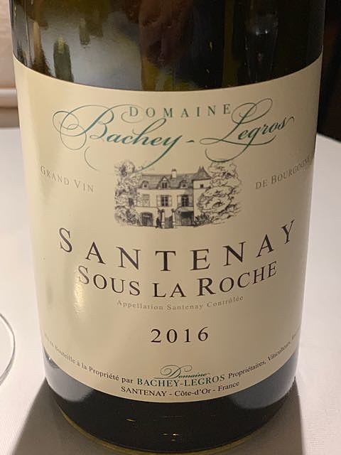 Dom. Bachey Legros Santenay Sous La Roche