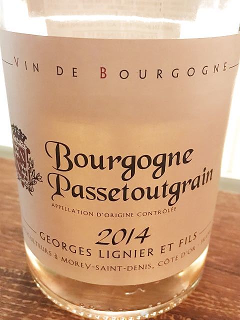 Georges Lignier et Fils Bourgogne Passetoutgrain Rosé(ジョルジュ・リニエ・エ・フィス ブルゴーニュ パストゥグラン ロゼ)