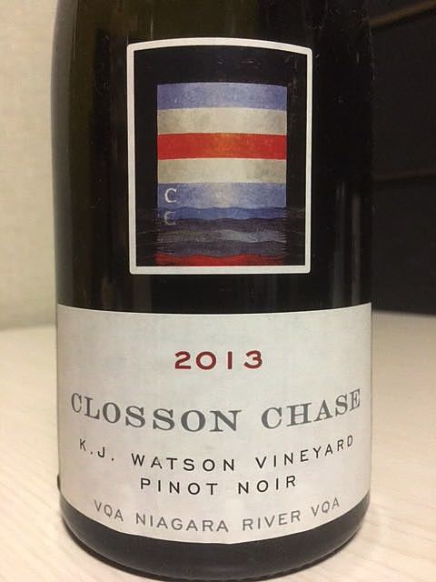 Closson Chase K. J. Watson Vineyard Pinot Noir(クロッソン・チェイス K J ワトソン・ヴィンヤード ピノ・ノワール)