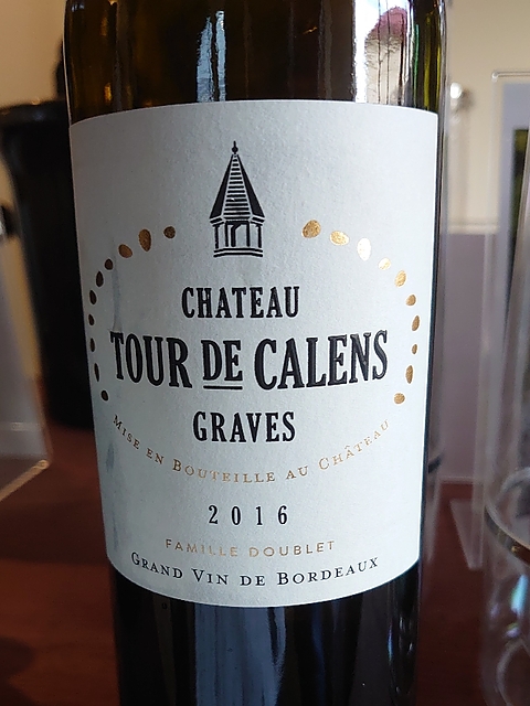 Ch. Tour de Calens Graves Blanc 2016(シャトー・トゥール・ド・カレンズ グラーヴ ブラン)