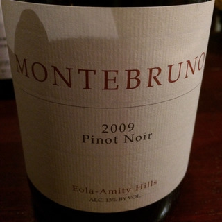 Montebruno Pinot Noir Eola Amity Hills