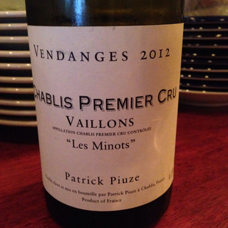 Patrick Piuze Chablis 1er Cru Vaillons Les Minots