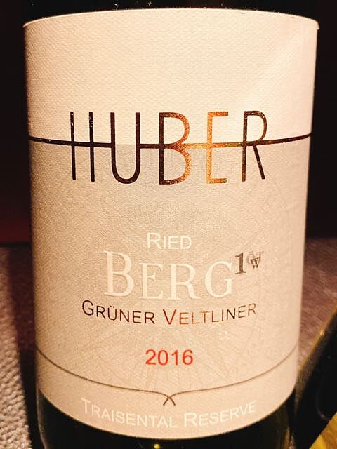 Huber Grüner Veltliner Berg Traisental Reserve(フーバー グリュナー・ヴェルトリナー ベルク トライゼンタール レゼルヴ)