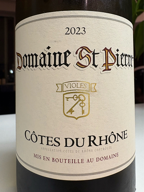 Dom. Saint Pierre Côtes du Rhône Blanc(ドメーヌ・サン・ピエール コート・デュ・ローヌ ブラン)