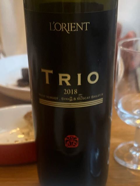 白百合醸造 L'Orient Trio 三重奏 2018
