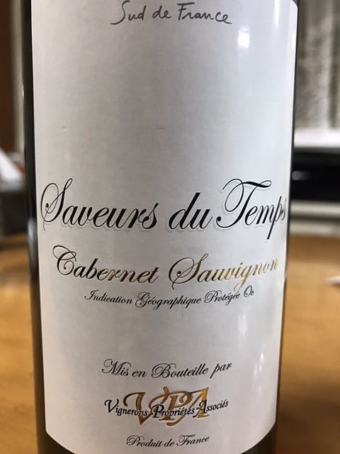 VPA Saveurs du Temps Cabernet Sauvignon(サヴル・デュ・タン カベルネ・ソーヴィニヨン)