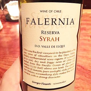 Falernia Syrah Reserva(ファレルニア シラー レゼルヴァ)