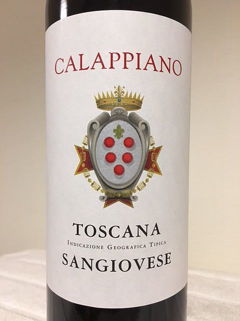 Calappiano Toscana Sangiovese(カラッピアーノ トスカーナ サンジョヴェーゼ)