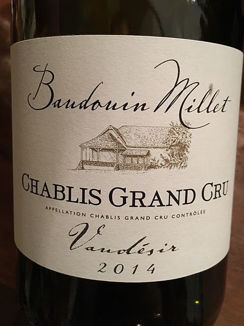 Baudouin Millet Chablis Grand Cru Vaudésir(ボードワン・ミレー シャブリ グラン・クリュ ヴォーデジール)