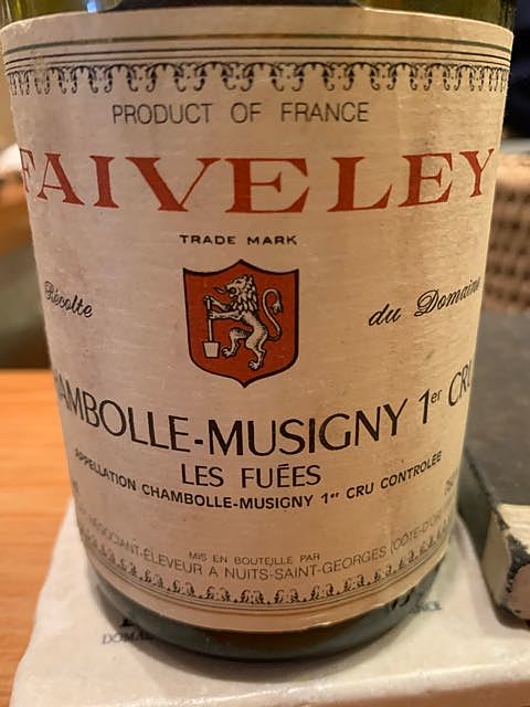 Dom. Faiveley Chambolle Musigny 1er Cru Les Fuées