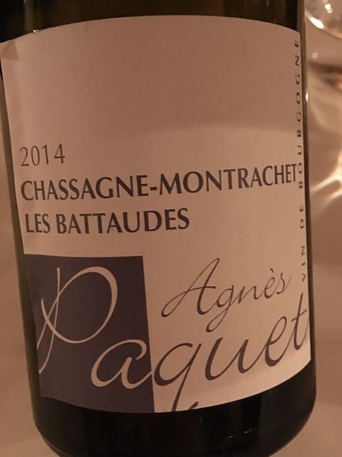 Agnès Paquet Chassagne Montrachet Les Battaudes