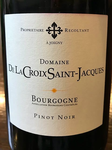 Dom. de La Croix Saint Jacques Bourgogne Pinot Noir(ドメーヌ・ド・ラ・クロワ・サン・ジャック ブルゴーニュ ピノ・ノワール)