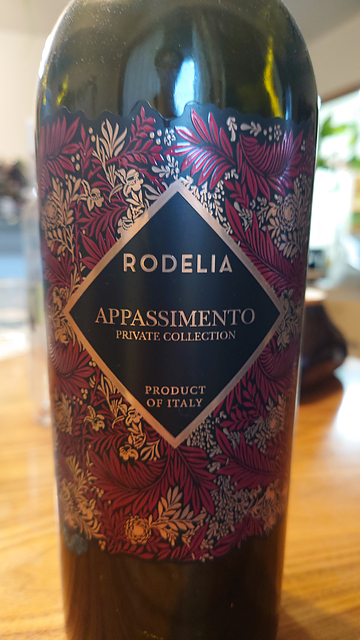 Rodelia Appassimento Puglia Rosso(ロデリア アパッシメント プーリア ロッソ)