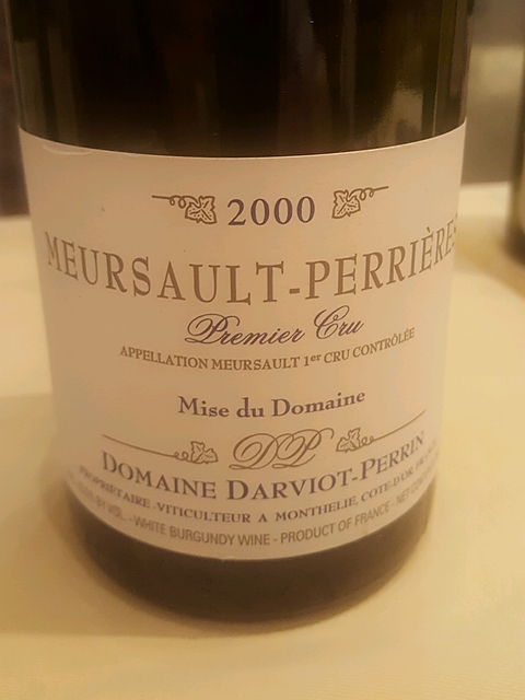 Dom. Darviot Perrin Meursault Perrières 1er Cru