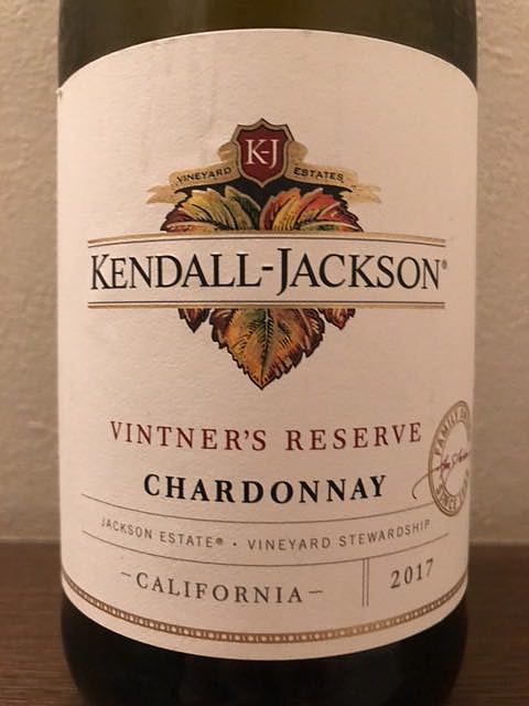 Kendall Jackson Vintner's Reserve Chardonnay(ケンダル・ジャクソン ヴィントナーズ・リザーヴ シャルドネ)