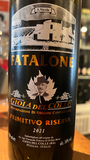 Fatalone Gioia del Colle Primitivo Riserva