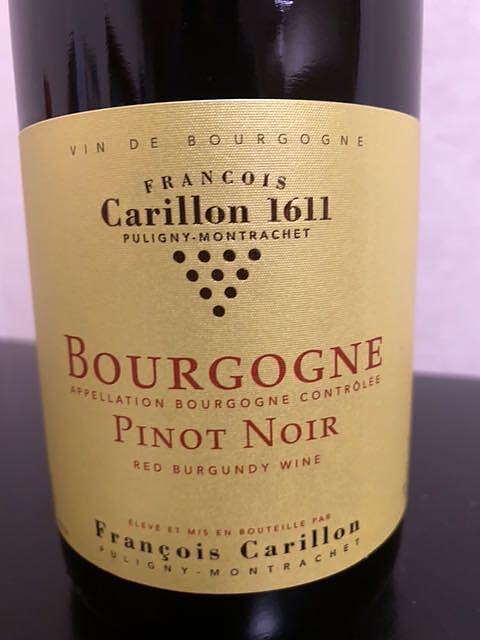 François Carillon Bourgogne Pinot Noir