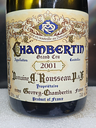 ドメーヌ・アルマン・ルソー シャンベルタン グラン・クリュ(2001)
