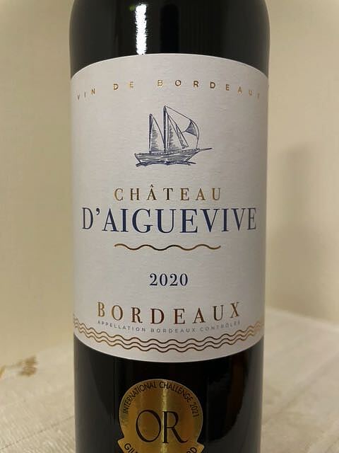 Ch. d'Aiguevive Bordeaux(シャトー・デグヴィヴ)